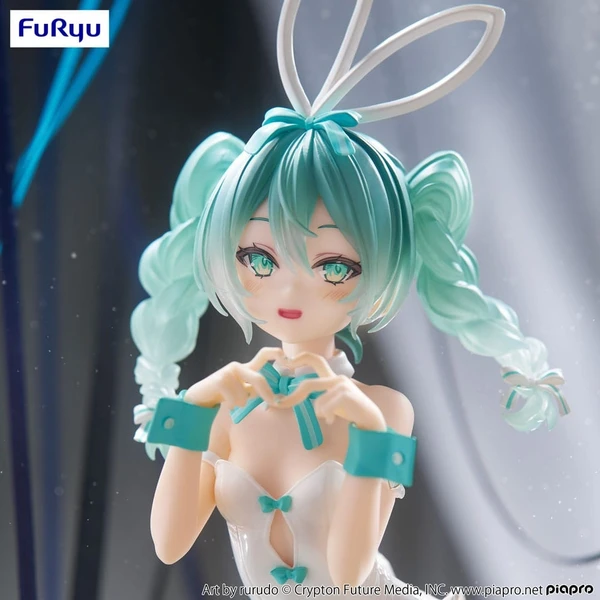 Soška Furyu Hatsune Miku BiCute Bunnies Rurudo White Color 27 cm - Sochy a sošky - Obrázek J2SE000P01