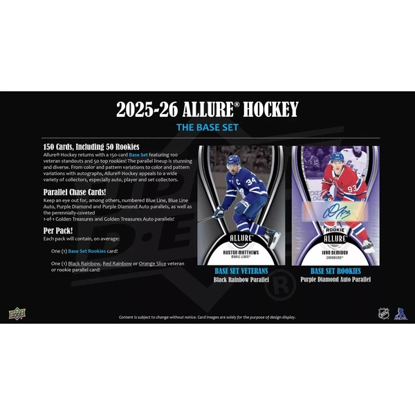 Hokejové karty 2025-26 Upper Deck Allure Hockey Hobby Box - Hokejové karty - Obrázek J33S000K01