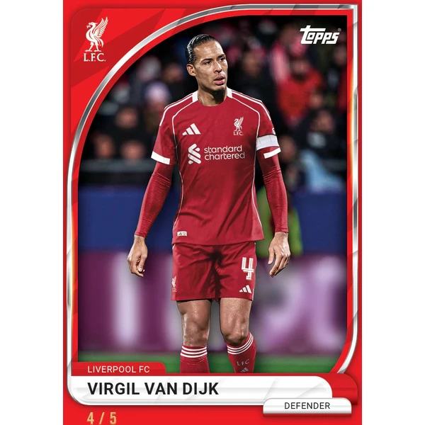 Fotbalové karty Topps 2025/26 Liverpool Collector Tin - Fotbalové karty - Obrázek J37M000K01