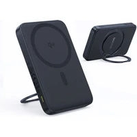 Baseus PicoGo Qi2 s otočným stojanem a bezdrátovým nabíjením powerbanka 5000mAh 20W USB-C černá - Powerbanky
