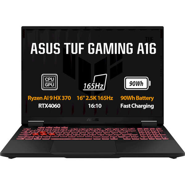 ASUS TUF Gaming A16 FA608WV-QT048X Šedá
