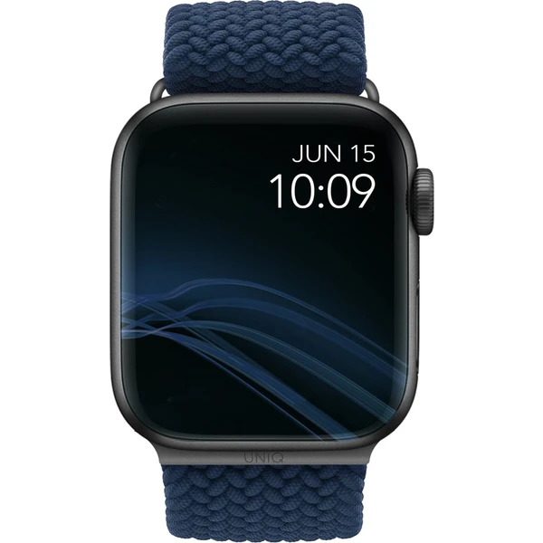 UNIQ Aspen Braided řemínek Apple Watch 42/41/40/38mm modrý - Řemínky - Obrázek J3LP600301