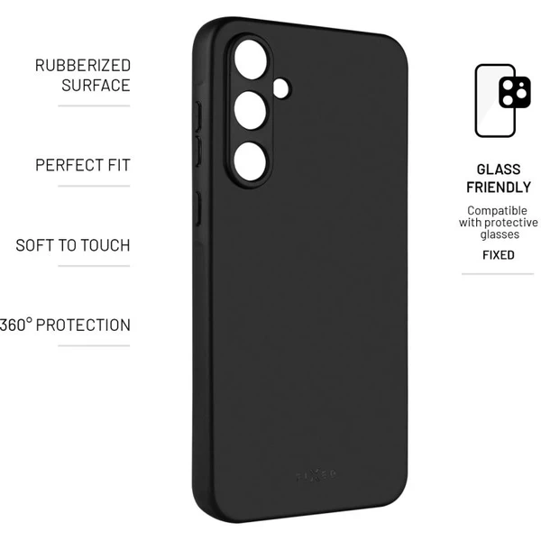 FIXED Story silikonový kryt Samsung Galaxy A55 5G černý - Pouzdra - Obrázek J3M2000O01