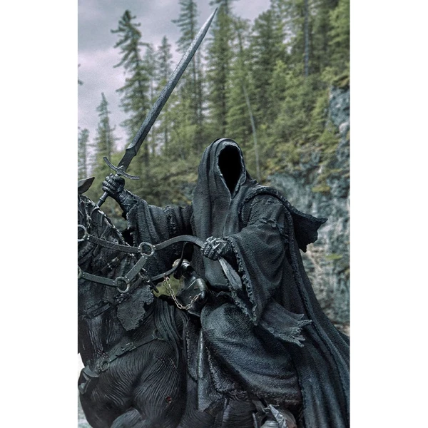 Soška Iron Studios Art Scale 1/10 Deluxe The Lord of the Rings - Nazgul on Horse 42,5 cm - Sochy a sošky - Obrázek J3M7000J01