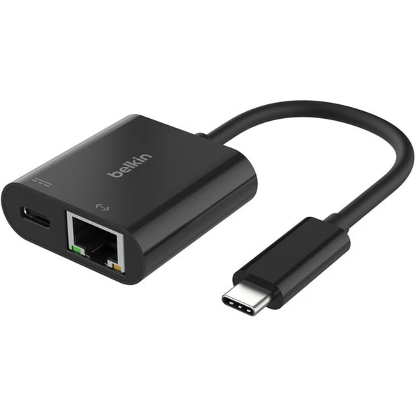 Belkin Connect USB-C/USB-C + RJ45 redukce černá - Kabely a redukce - Obrázek J4BE000O01