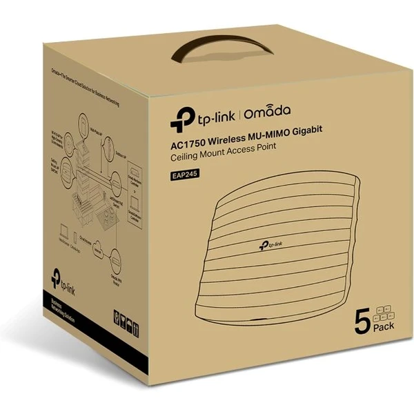 TP-Link AC1750 access point bílý 5ks - Access pointy - Obrázek J4WB100501