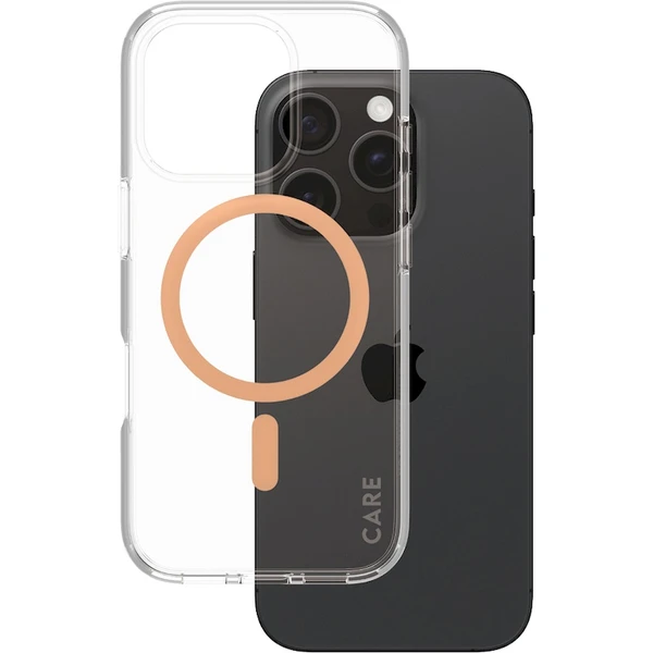 PanzerGlass® CARE kryt Apple iPhone 16 Pro MagSafe Urban Combat čirý/broskvový - Pouzdra - Obrázek J508000P01
