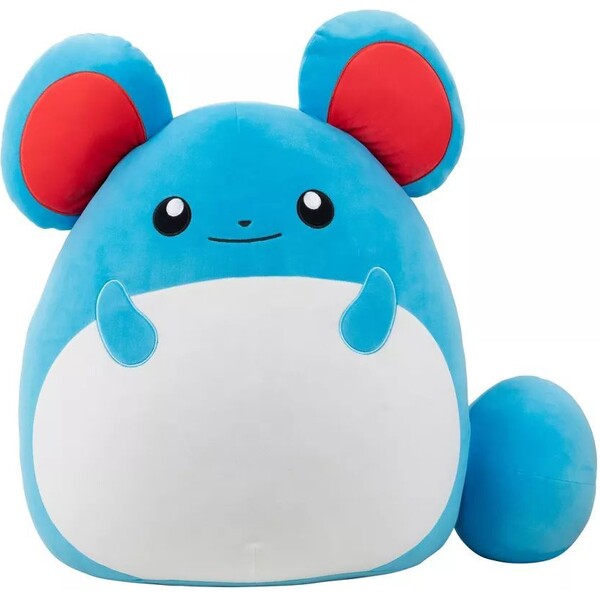 Squishmallows Pokemon Marill 60 cm Modrá/bílá