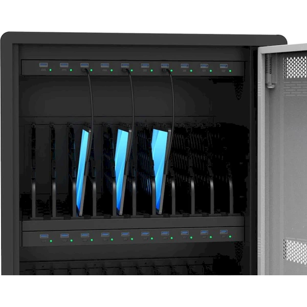 Port Naotic Charging Cabinet 20 nabíjecí skříň s kolečky pro 20 zařízení - Nabíječky - Obrázek J58F000J01