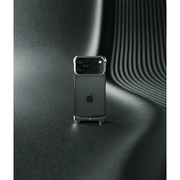 Arc Pulse hliníkový ochranný rám iPhone 17 Pro stříbrný - Pouzdra - Obrázek J5DJ000K01