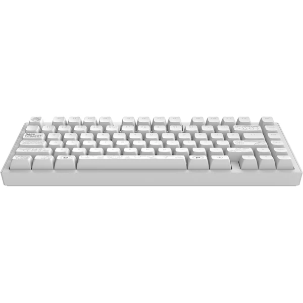 Dark Project ALU81A Terra Nova bezdrátová mechanická klávesnice (US) bílá - Klávesnice - Obrázek J5IA000O01