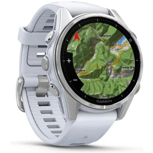 Garmin Fenix 8 AMOLED 43mm stříbrný/bílý pásek - Chytré hodinky - Obrázek J5J7000P01