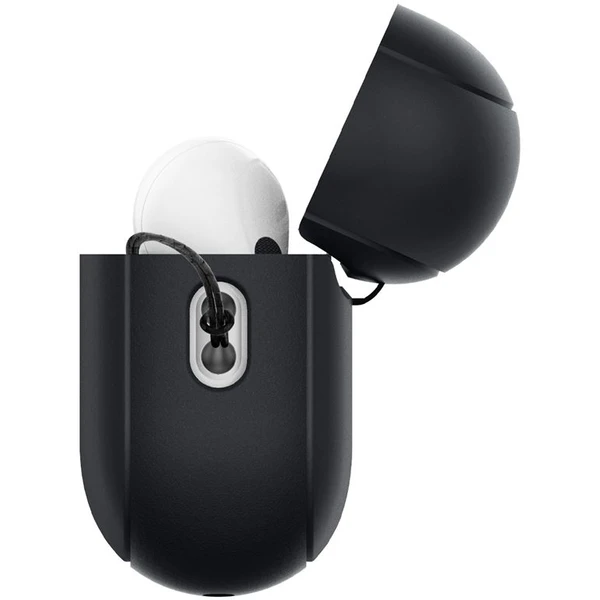 Spigen Silicone Fit pouzdro s poutkem Apple AirPods Pro (2nd Gen) černé - Pouzdra - Obrázek J5L0000N01