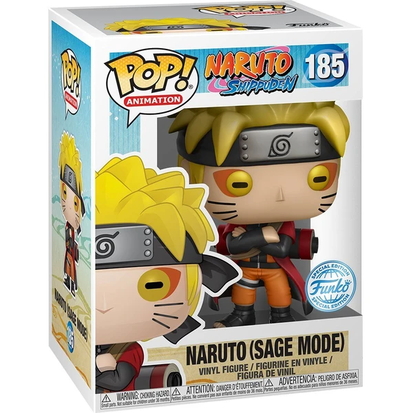 Funko POP! #185 Animation: Naruto Shippuden: Naruto Sage Mode (Exclusive) - Funko POP! - Obrázek J5RA000J01