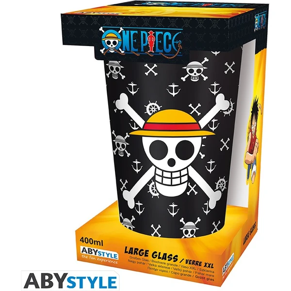Sklenice One Piece - Luffy 400 ml - Sklenice - Obrázek J5UJ100201