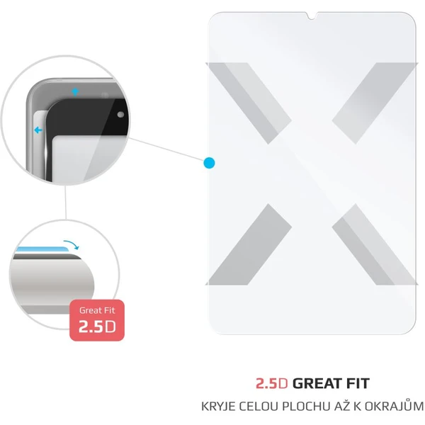 FIXED 2,5D tvrzené sklo Apple iPad Pro 13" (2025) čiré - Ochranné folie a skla - Obrázek J5W1000J01