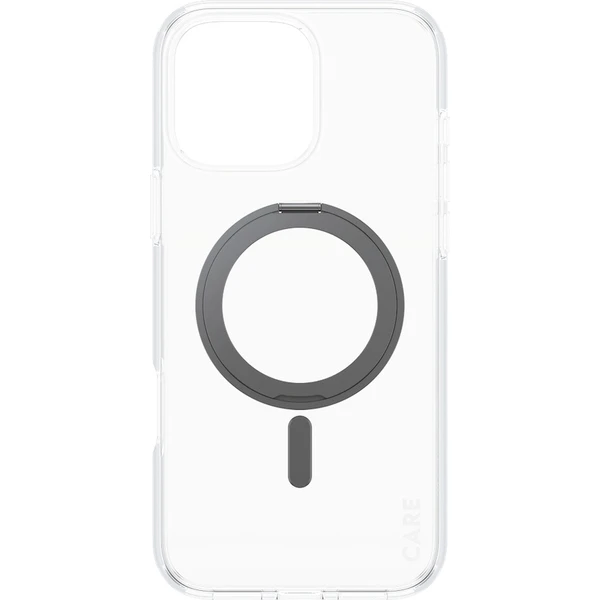 PanzerGlass® CARE kryt Apple iPhone 16 Pro Max MagSafe KickStand čirý/černý - Pouzdra - Obrázek J608000P01