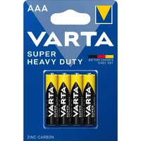 Varta SuperLife LR03 zinko-uhlíková baterie AAA (4 ks) - Baterie