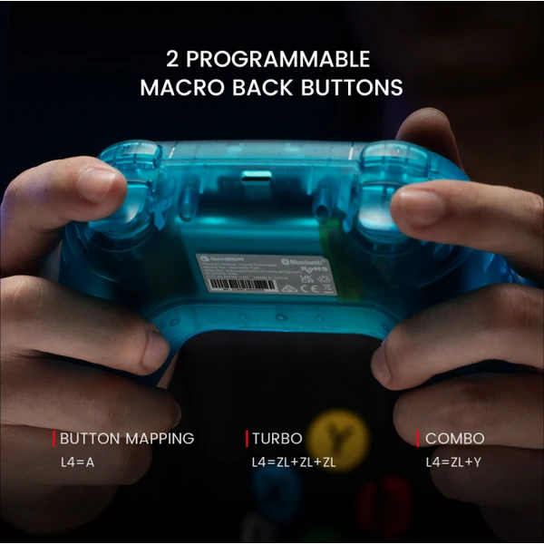 GameSir Nova multiplatformní herní ovladač Neon Teal (PC/Switch/mobile) - Herní ovladače - Obrázek J6F4000N01