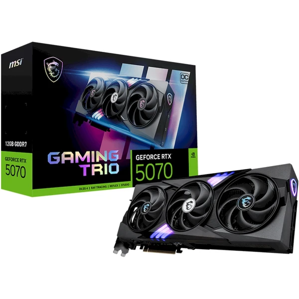 MSI NVIDIA GeForce RTX 5070 12G GAMING TRIO OC - Grafické karty - Obrázek J6MD000J01
