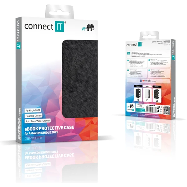 CONNECT IT pouzdro pro Amazon New Kindle 2022 černé - Pouzdra - Obrázek J6N0000P01