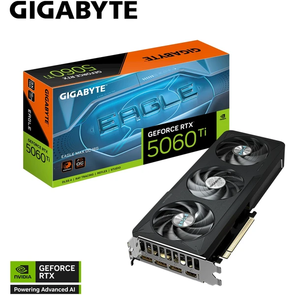GIGABYTE NVIDIA GeForce RTX 5060 Ti EAGLE MAX OC 16G - Grafické karty - Obrázek J6RI000K01