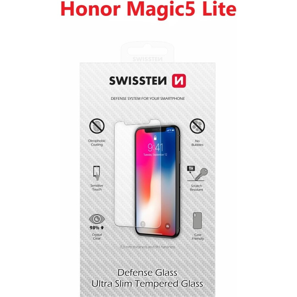 Ochranné temperované sklo Swissten pro Honor Magic5 Lite RE 2,5D