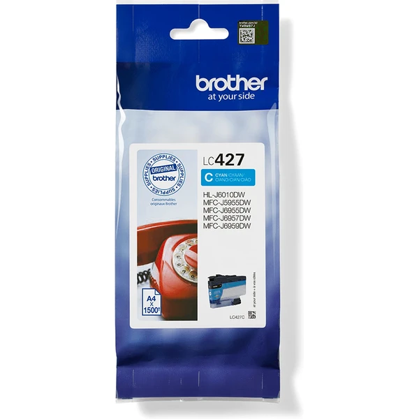 Brother LC427C inkoust tyrkysový - Tonery - Obrázek J75E000O01