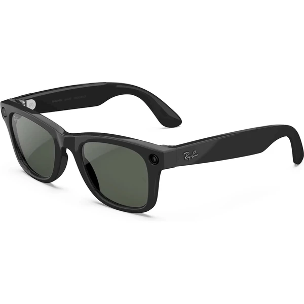 Meta RAY-BAN Wayfarer Gen2 (Velké) chytré lesklé brýle (zatmavovací - čiré/zelené) černé (Další) - AR brýle - Obrázek J7AJ000K01
