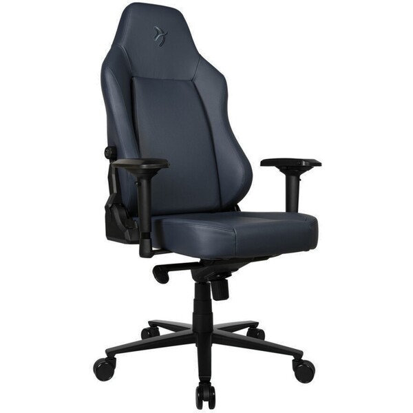 AROZZI PRIMO PREMIUM LEATHER herní židle šedomodrá