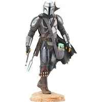 Soška Gentle Giants Star Wars The Mandalorian - The Mandalorian with The Child 25 cm (Premier kolekc - Sochy a sošky