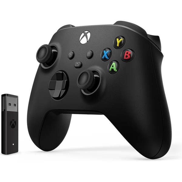 Xbox Wireless Controller černý + Xbox Adaptér pro Windows 10 - Herní ovladače - Obrázek J7EW000501