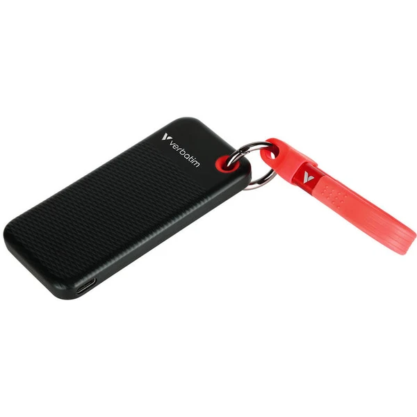 Verbatim Pocket SSD 1TB USB-C černá/červená - SSD disky - Obrázek J7JD000P01