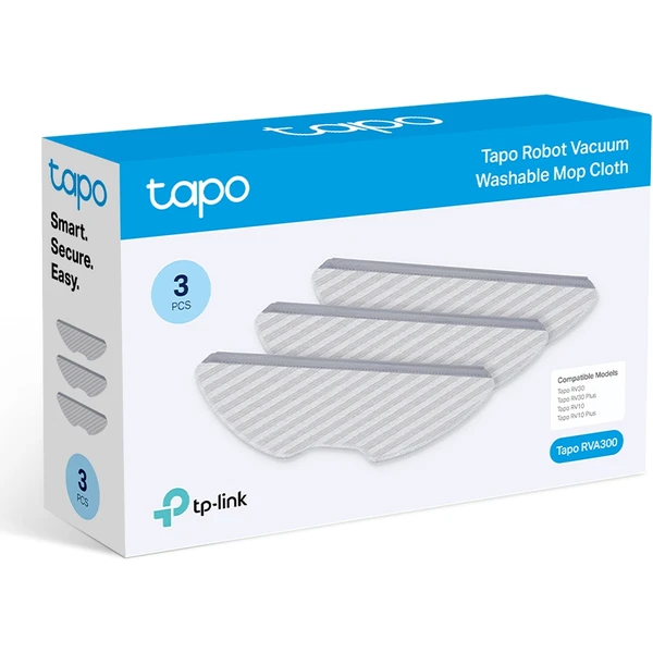 TP-Link Tapo RVA300 omyvatelný hadřík 3ks - Robotické vysavače - Obrázek J7O8G00101
