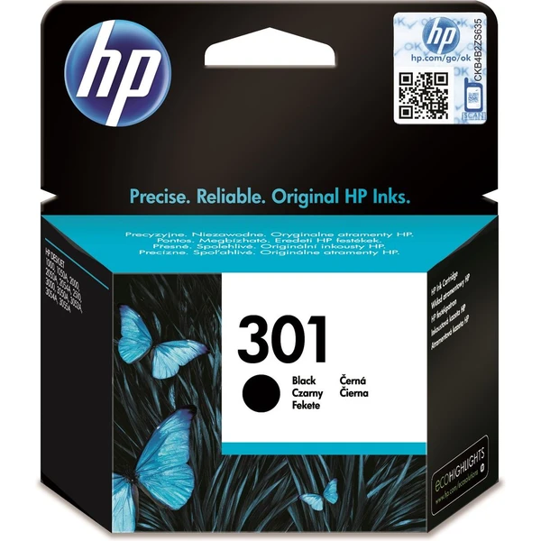 HP CH561EE č. 301 Černá originální - Cartridge - Obrázek J7PG100501