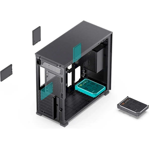 Jonsbo D41 MESH Screen černá - Počítačové skříně - Obrázek J7UD000K01