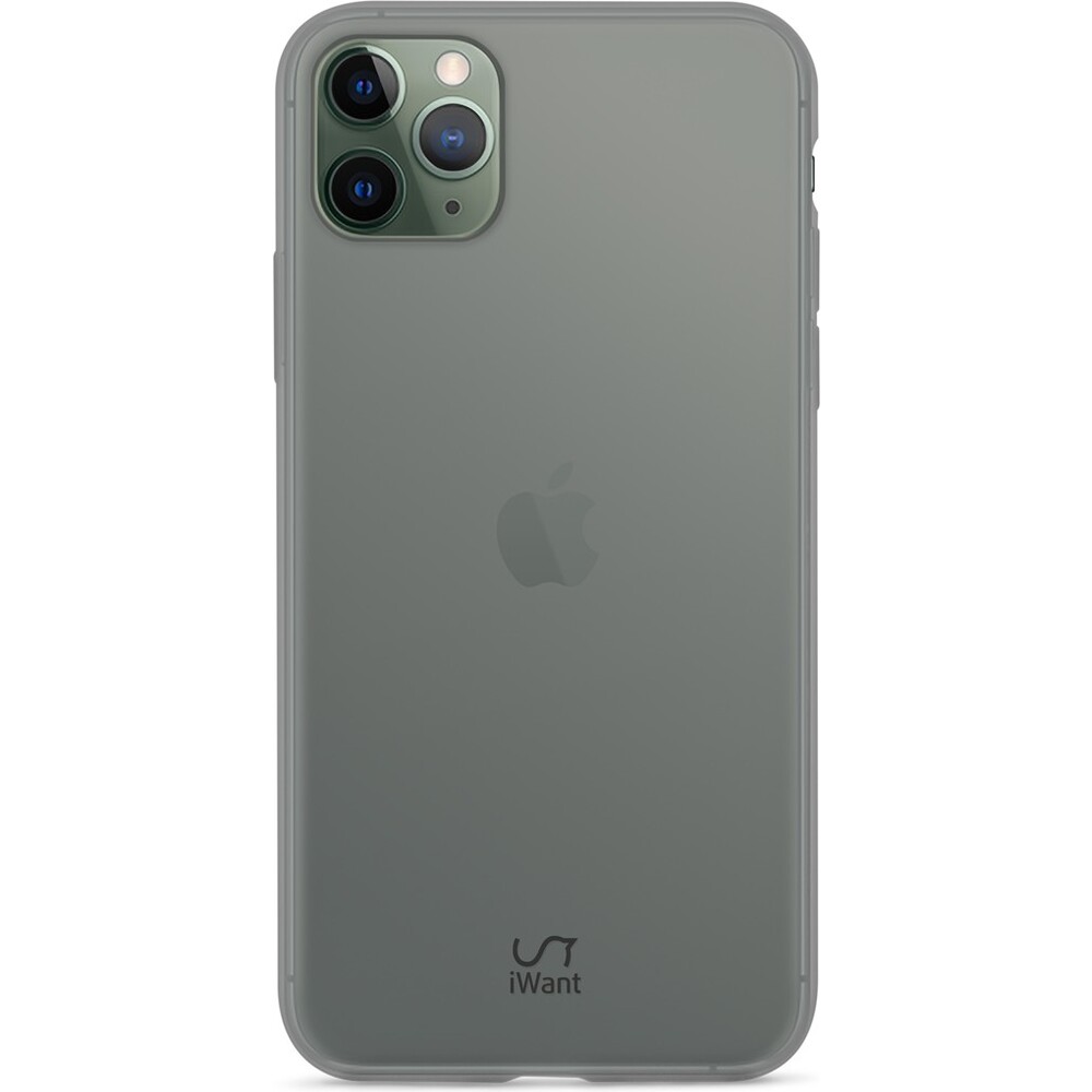 iWant Gloss čiré gelové pouzdro Apple iPhone 11 Pro Max černé