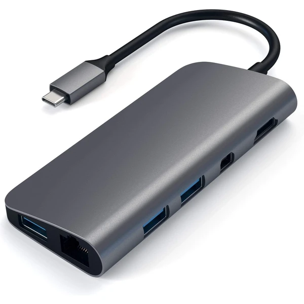 Satechi Multimedia hub vesmírně šedý - USB huby - Hlavní obrázek