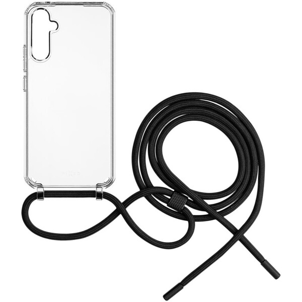 FIXED Pure Neck kryt s černou šňůrkou na krk pro Samsung Galaxy A34 5G