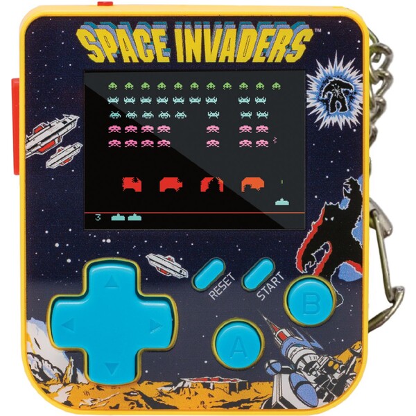 Evercade Super Micro Space Invaders Keychain Gamer Multicolor