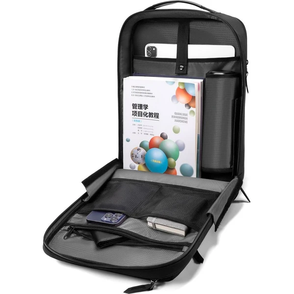 MyBalo Cole minimalistický business batoh na notebook černý - Batohy - Obrázek J9AE000K01
