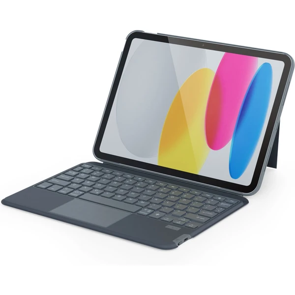 Epico pouzdro s podsvícenou klávesnicí pro Apple iPad Pro 11" (M4) - čeština - šedá - Pouzdra s klávesnicí - Obrázek JA45000O01