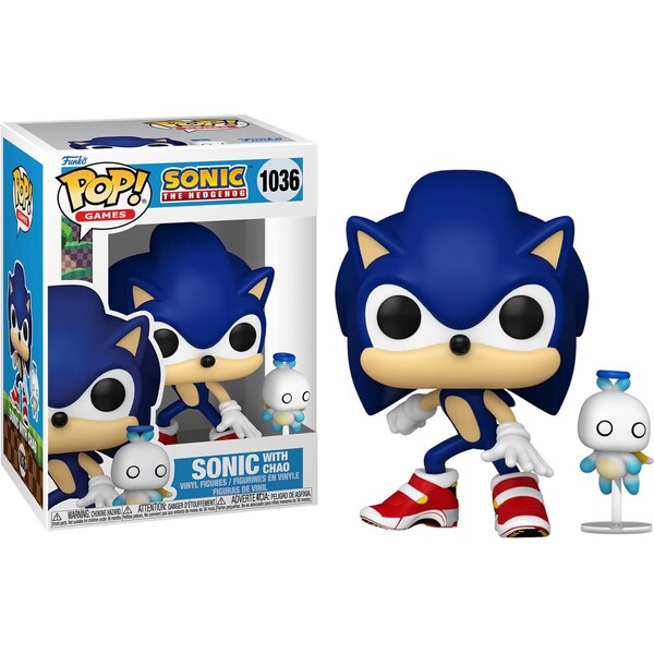 Funko POP! #1036 Games: Sonic The Hedgehog - Sonic w/ Chao