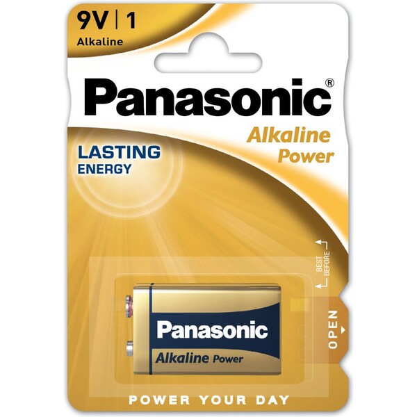 Baterie Panasonic Alkaline Power 9V, blistr