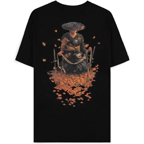 Tričko Ghost of Yotei - Logo and Atsu XL - Trička - Obrázek JBLI000K01