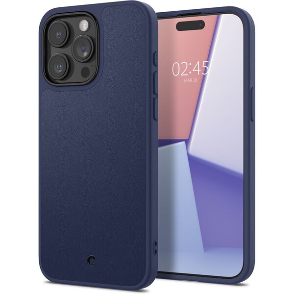 Spigen Cyrill Kajuk MagSafe kryt iPhone 15 Pro Max modrý