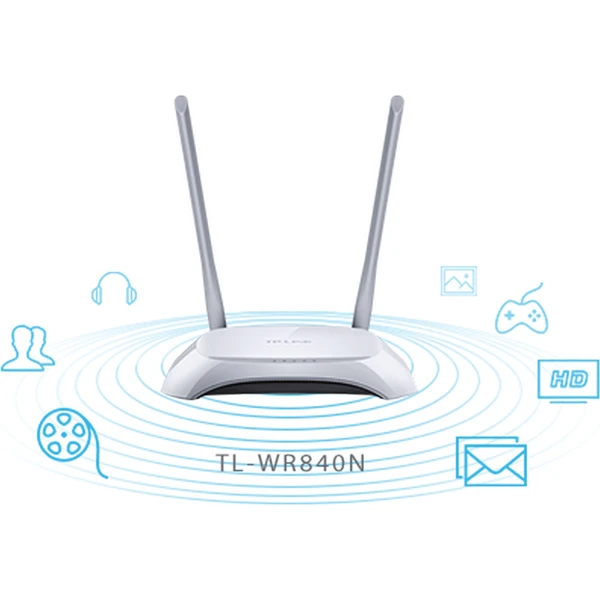 TP-Link TL-WR840N Wi-Fi 4 router bílý - Routery - Obrázek JDKN600301