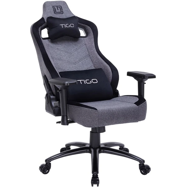 TIGO Raider herní židle šedočerná - Židle - Obrázek JDMF000K01