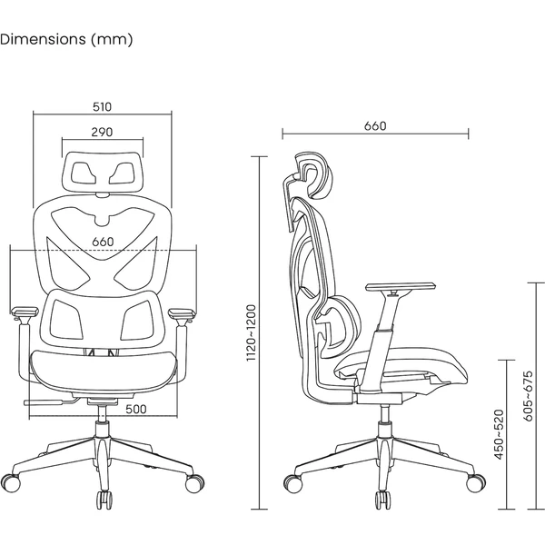 TIGO Office ErgoFlex OC125 kancelářská židle černá - Židle - Obrázek JDWF000K01