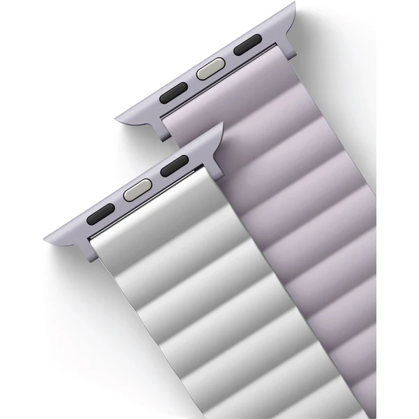 UNIQ Revix oboustranný řemínek pro Apple Watch 49/46/45/44/42mm Lilac (fialový/bílý) - Řemínky - Obrázek JE3WF00101